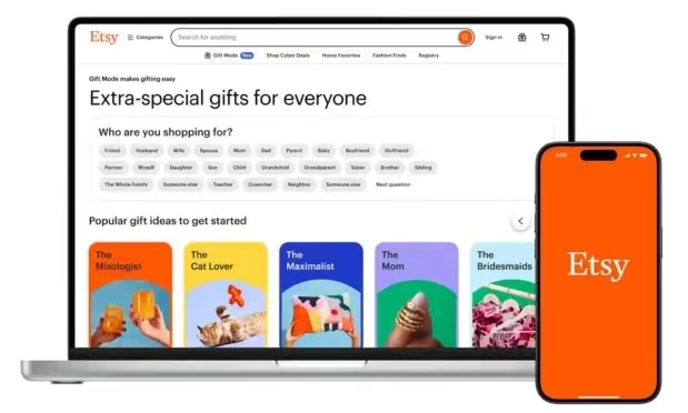 网络购物平台Etsy发布新的AI购物模式，方便购物者挑选更符合收礼者个性的礼物