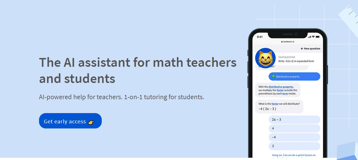 提供基于AI的数学学习应用，来自印度的ByteLearn在上月刚获得950万美元种子轮融资