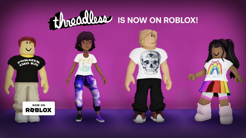 知名T恤衫电子商务公司Threadless将在Roblox销售虚拟服装