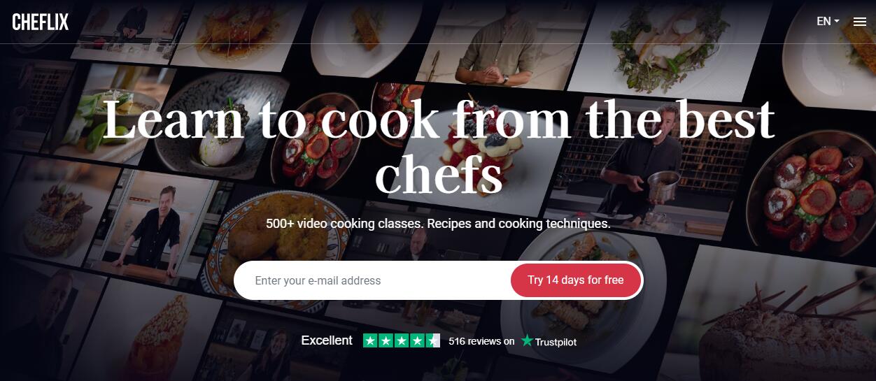 美食版MasterClass，明星厨师烹饪技巧视频网站Cheflix融资100万欧元